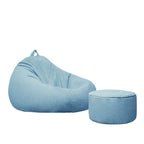 Stylish solid color bean bag chair
