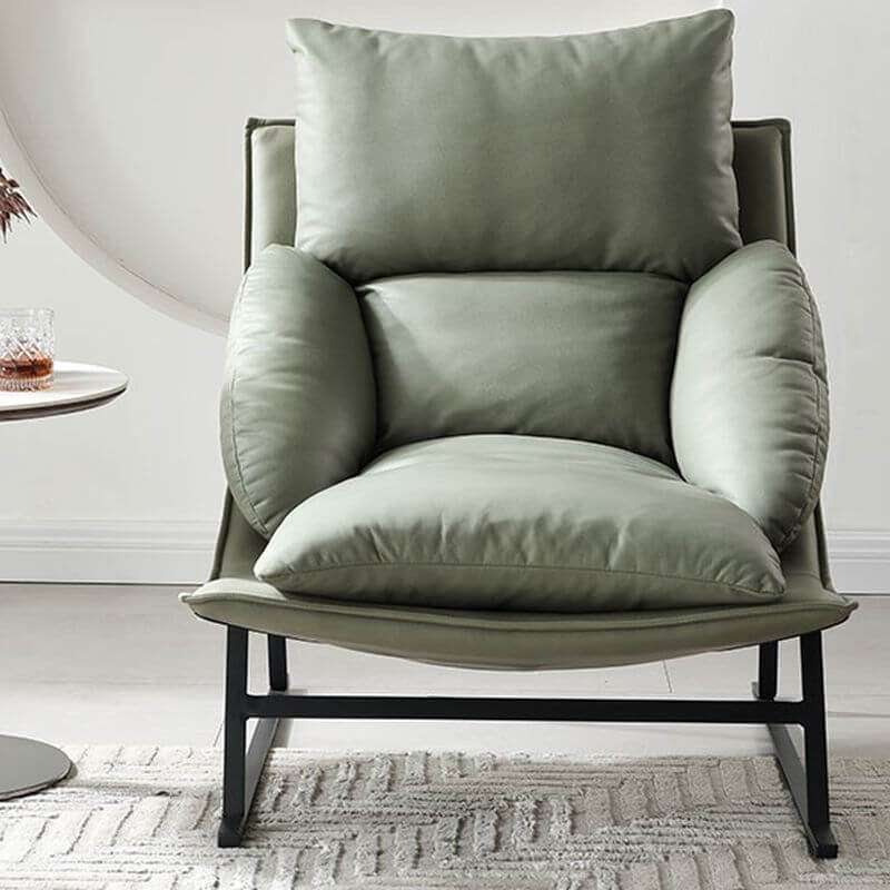 Recline chair showcasing metal frame