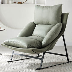 Stylish non-rocking base chair