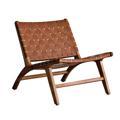 Elegant wooden frame of Scandinavian style recliner