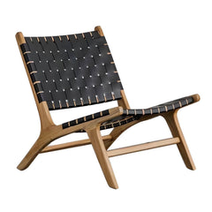 Natural wood recliner chair showcasing elegant design