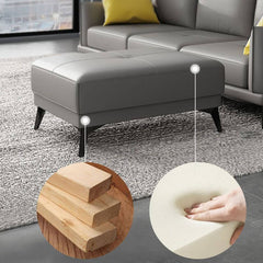 Solid Color Footstool in Modern Decor