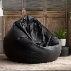 Bean bag chair with zipper closure