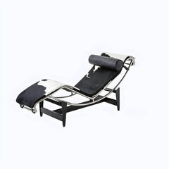 Removable Cushion Recliner in Black Metal Base