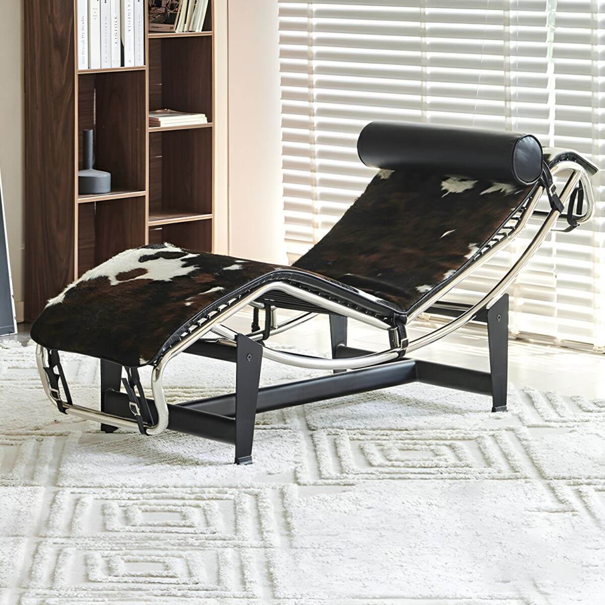 Modern Ergonomic Recliner with Animal Print