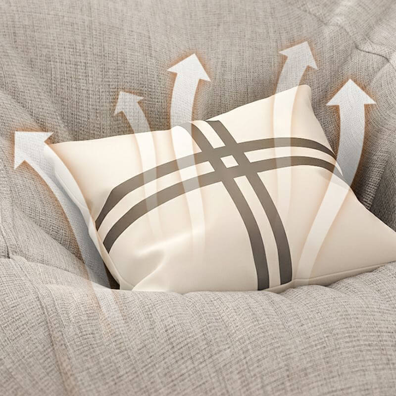 Playful pink bean bag for kids