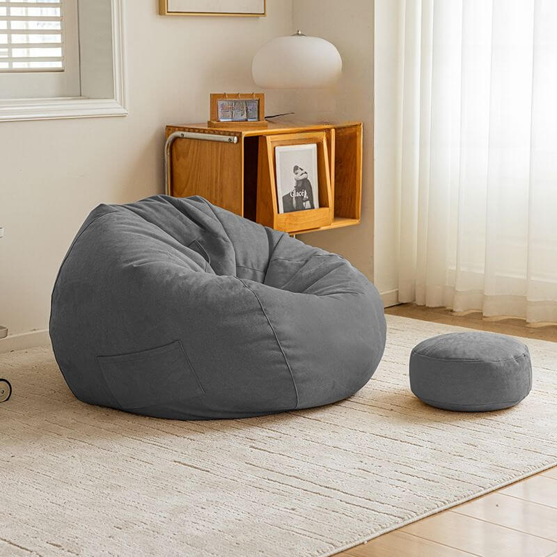 Stylish retro bean bag set