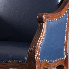 Non-reclining modern chair