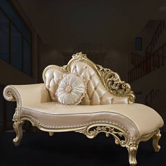 cocoa brown foam chaise lounge in traditional style