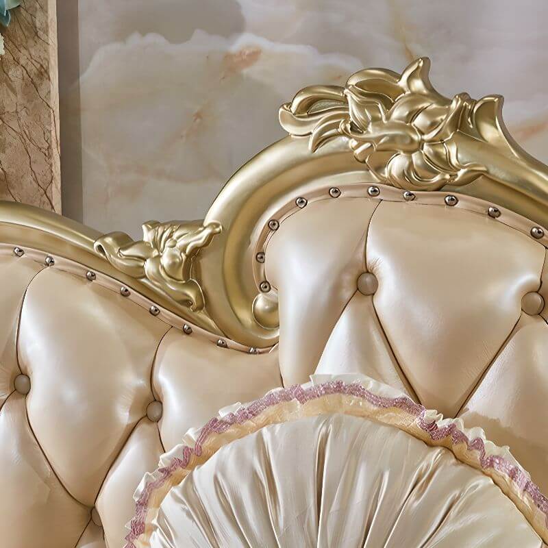 large oversized retro chaise lounge with elegant design