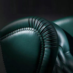 Side View of Retro Wingback Chair