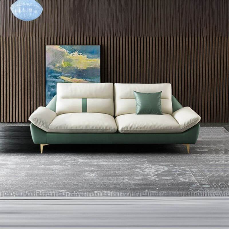 Elegant off-white sofa in drawing room