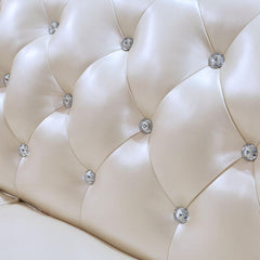 Rococo style armrests on single sofa