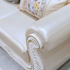 Chic and elegant white Rococo sofa