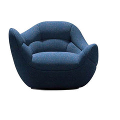 Solid color chair enhancing room aesthetics