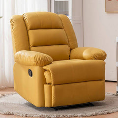 Adjustable footrest of the padded recliner