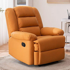 Compact small-sized recliner in cozy setting