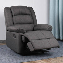 Compact small-sized recliner in cozy setting