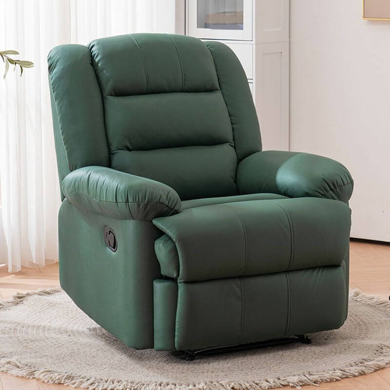 Recliner positioned for maximum comfort