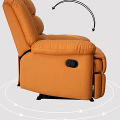 Adjustable footrest of the padded recliner