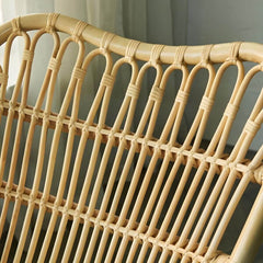 Stylish track arms of the rocking chair