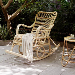 Stylish rocking chair in modern decor