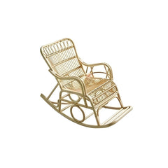 Natural wood color rocking chair