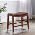 Stylish faux leather furniture piece