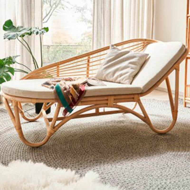 Scandinavian Wood Recliner in natural finish Hauptbild