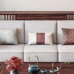 modern loveseat with wide pillow back