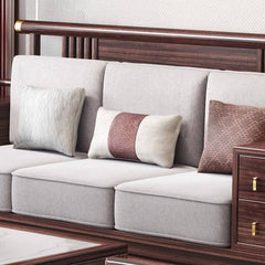 single sofa with square arm design