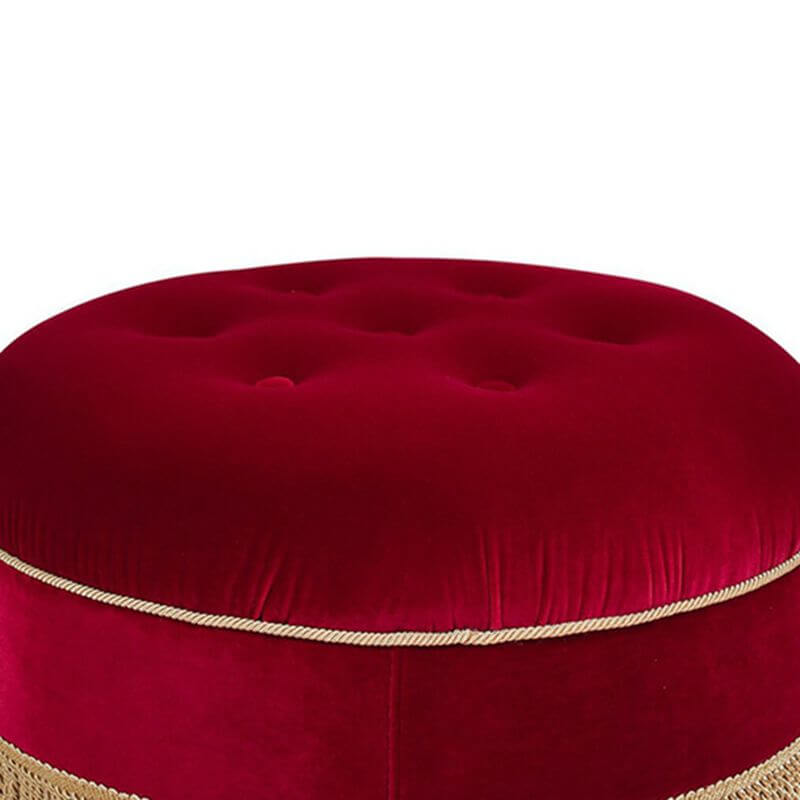 Compact pouf for versatile use in interiors