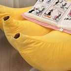 bright colored flannel chair