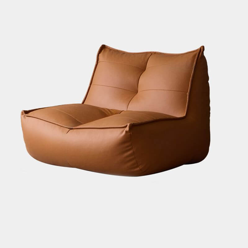 gray bean bag chair on carpet