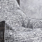 Elegant solid color bean bag lounger