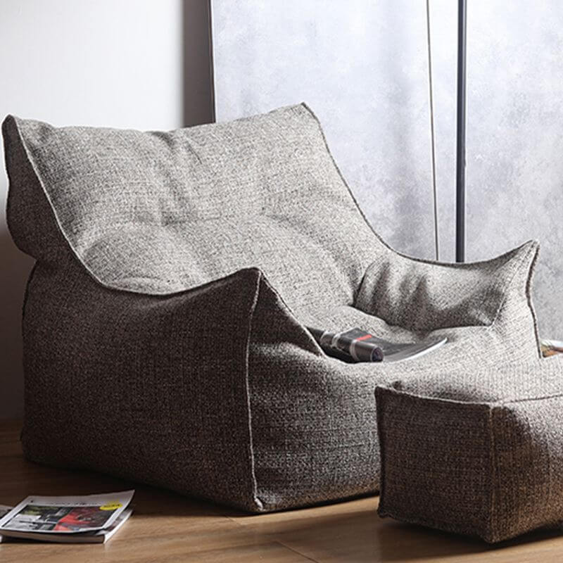 Cotton blend bean bag chair