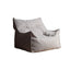Solid color beige bean bag lounger