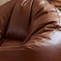 Elegant black bean bag in home