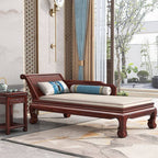 Oversized white upholstered chair