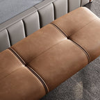 Comfortable padded bench for entryway