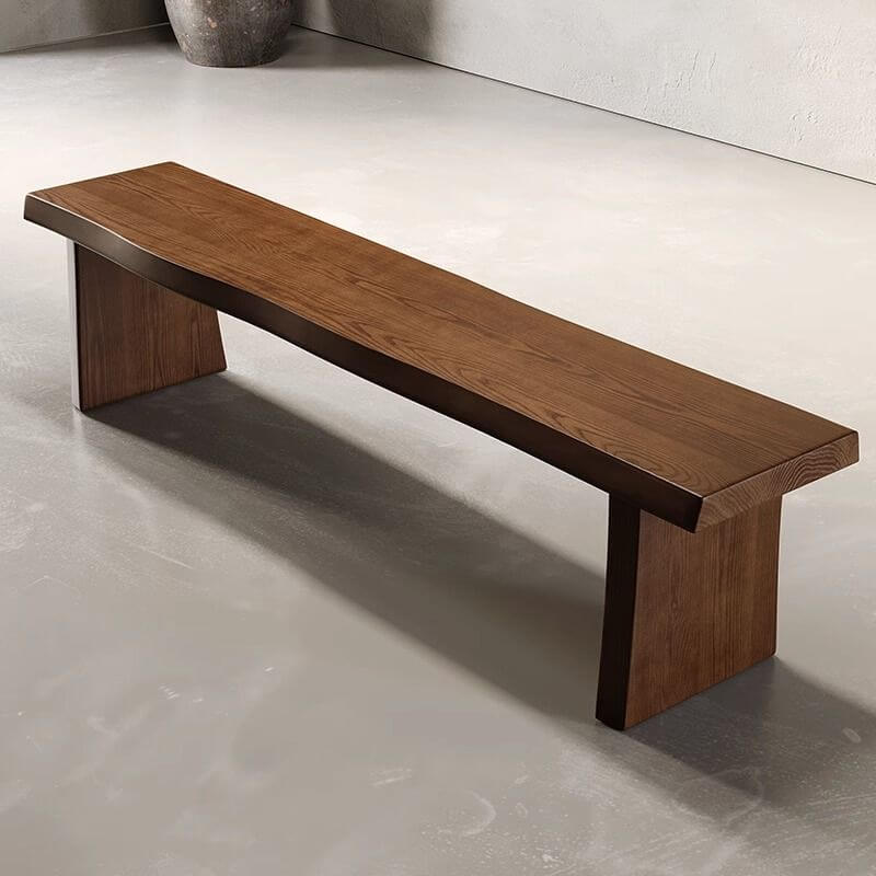 Elegant minimalist design of the Sepia sitting bench