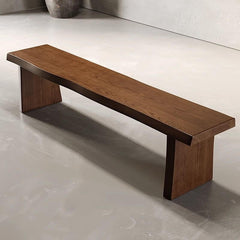 Elegant minimalist design of the Sepia sitting bench