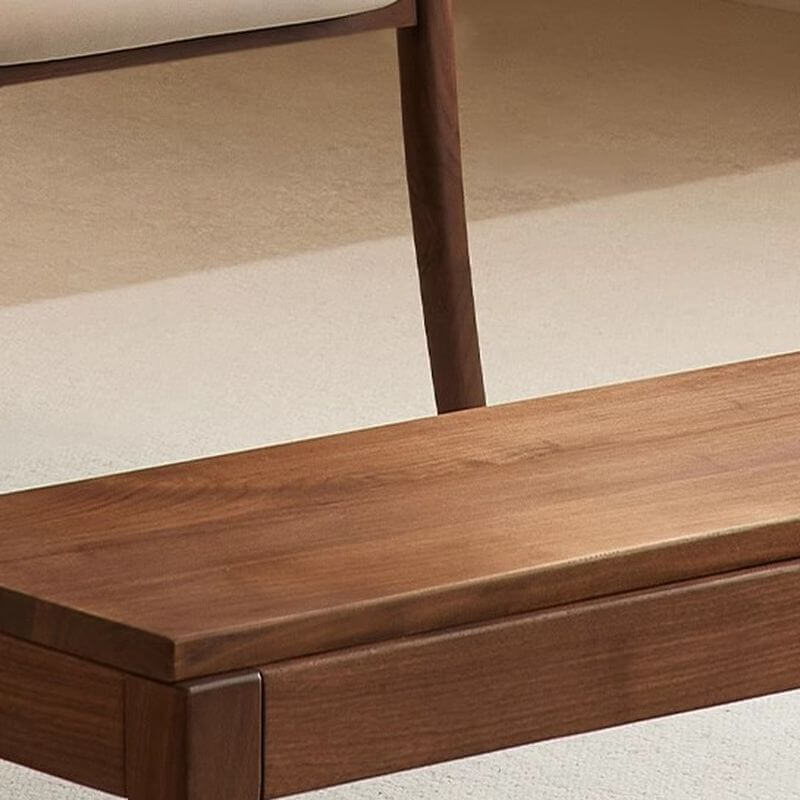 Walnut wood furniture showing craftsmanship