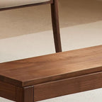 Walnut wood furniture showing craftsmanship