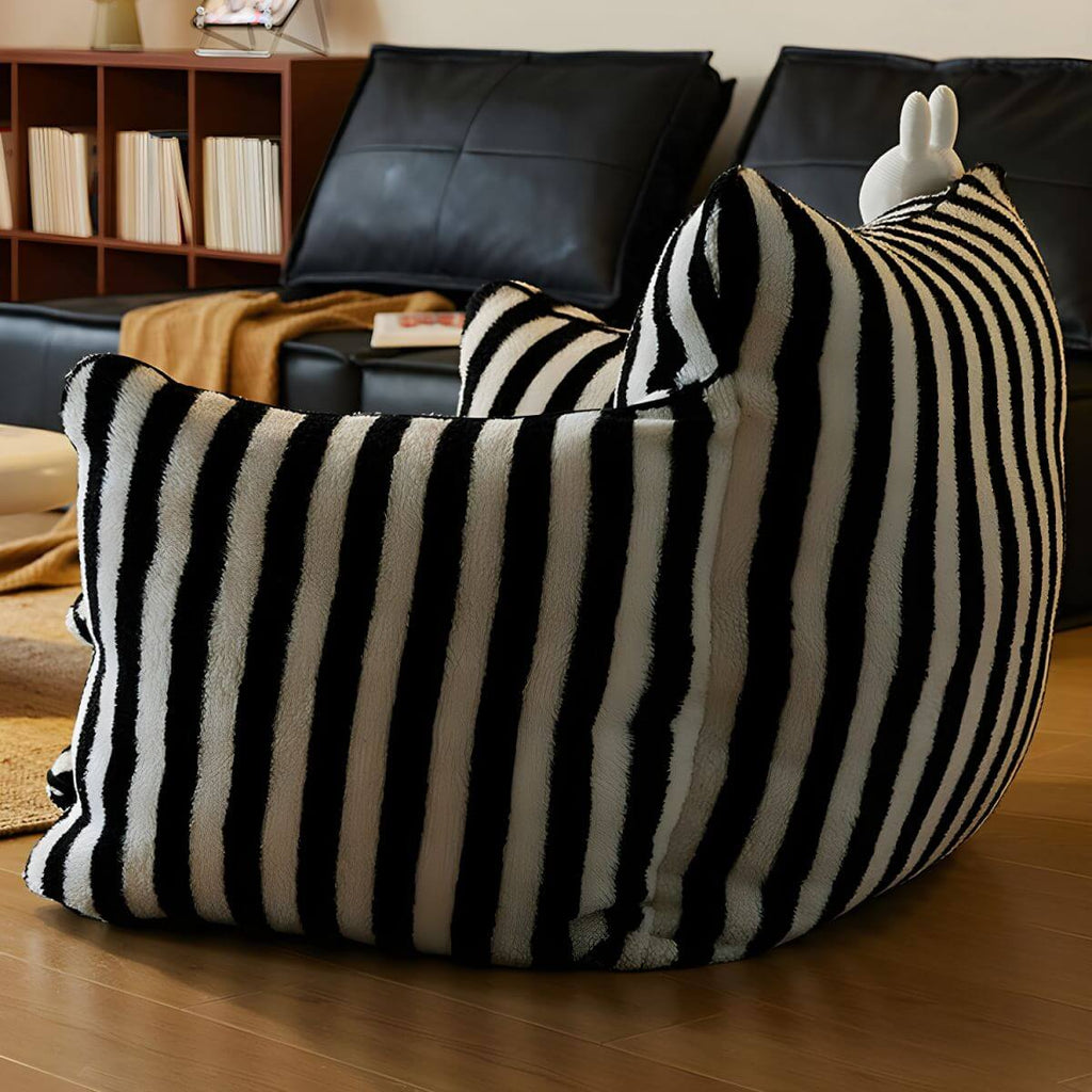Single Seat Sherpa Bean Bag Chair