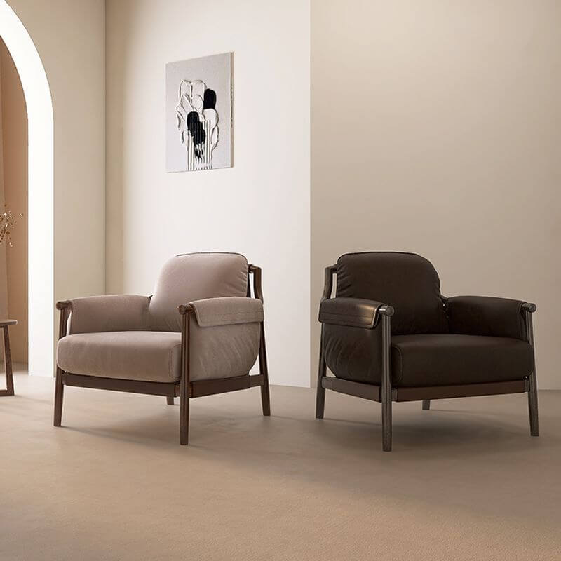 Cushion back detail of Arm Chair