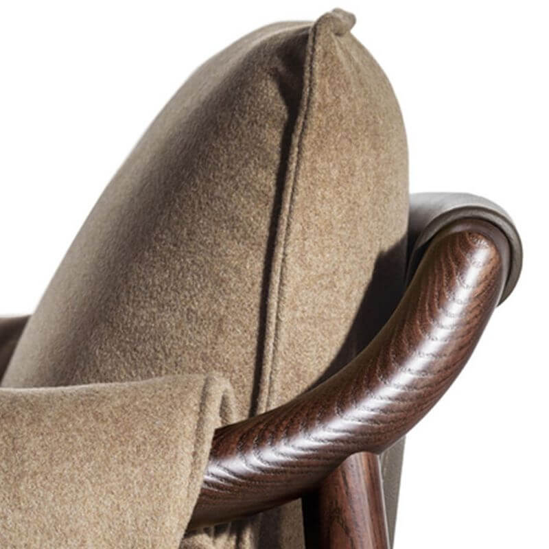 Simple Arm Chair in a cozy living room