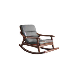 Contemporary grey rocking chair for reading