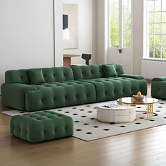 lime green sofa couch with pillows