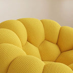 Elegant tufting on the side chair